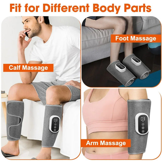 Cordless 360° Airbag Compression Leg Massager (3 Modes, Heating)