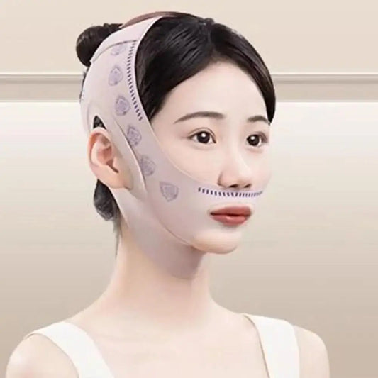 Adjustable Face Sculpting Sleep Mask (Lifting/ Tightening, Breathable)