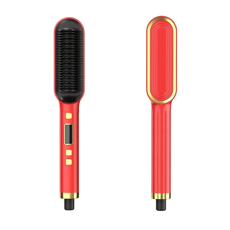 Professional Thermostatic Hair Straightening Brush