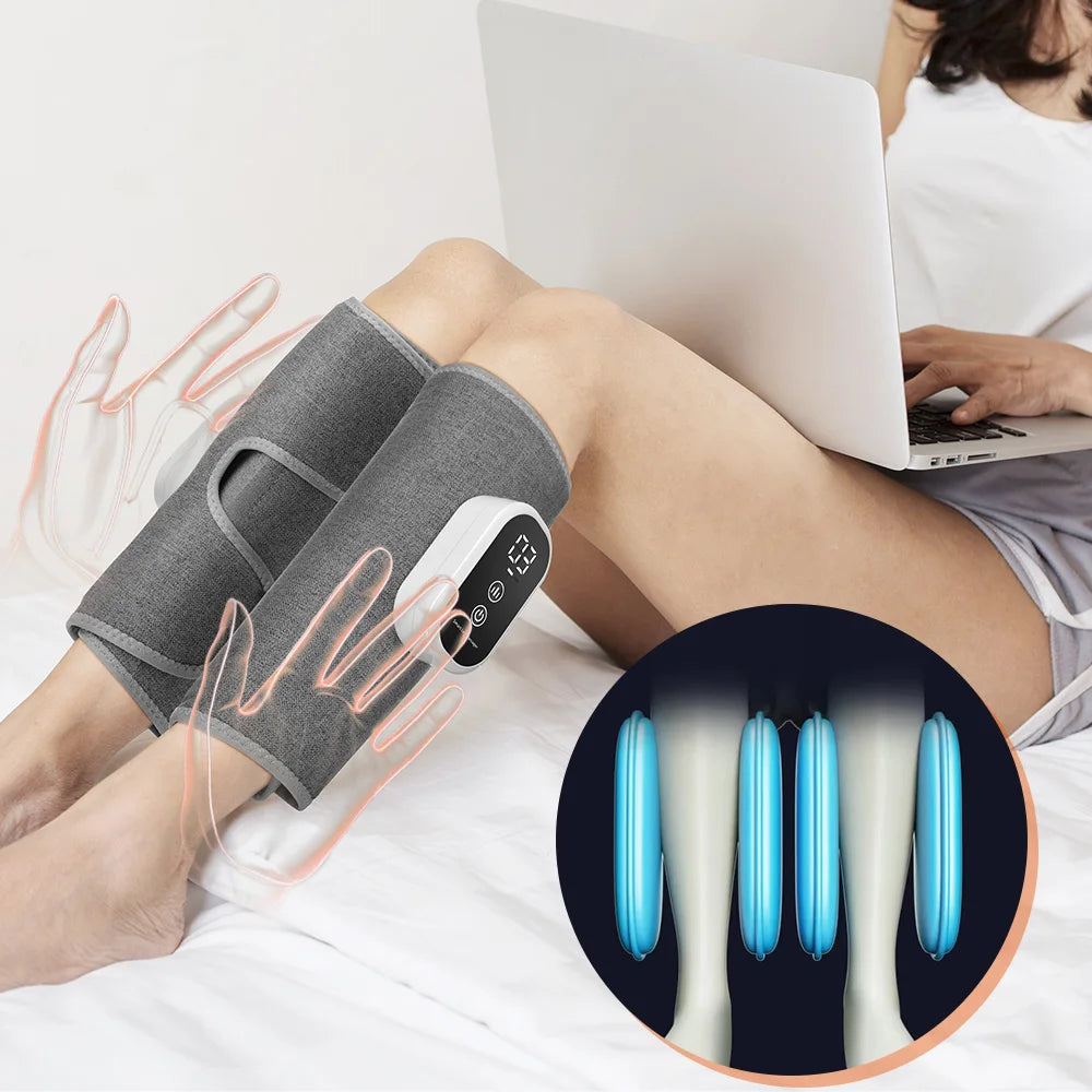 Cordless 360° Airbag Compression Leg Massager (3 Modes, Heating)