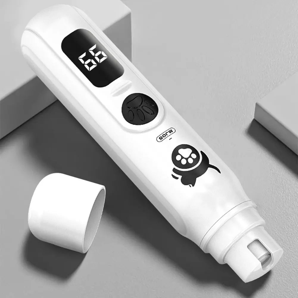 3-Speed Electric Pet Nail Grinder & Rechargeable Trimmer