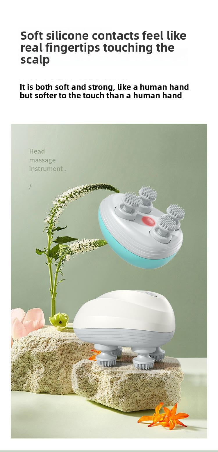 Rechargeable Head Scalp Massager (Waterproof) — Stress Relief