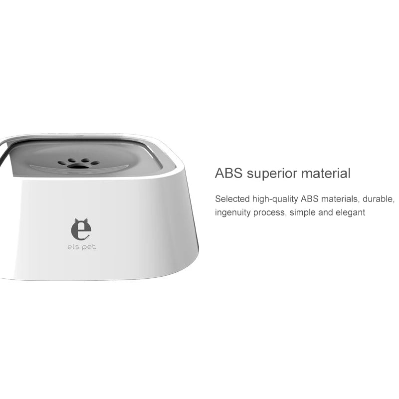 1.5L Pet Floating Non-Wetting Mouth Water Bowl