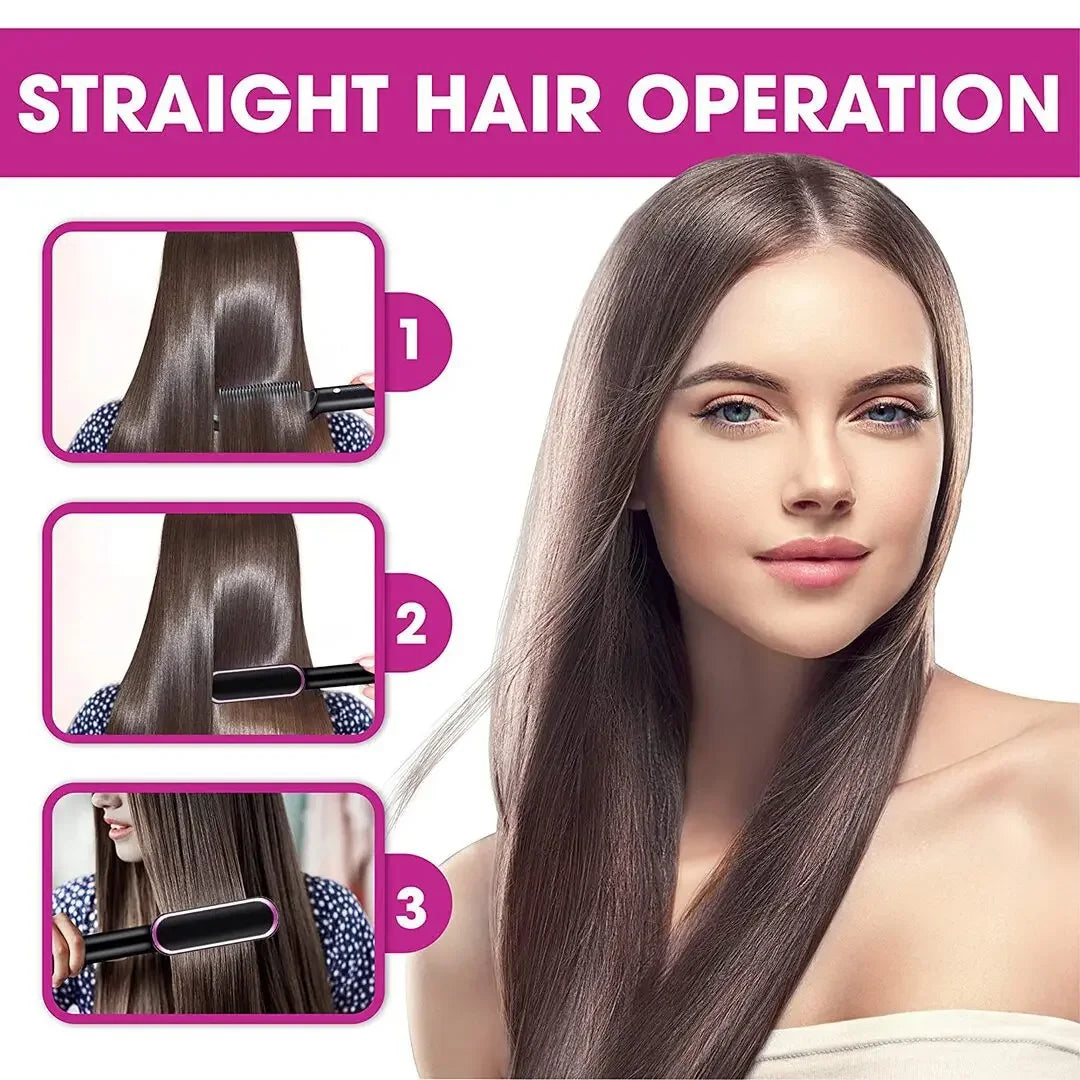 Professional Thermostatic Hair Straightening Brush