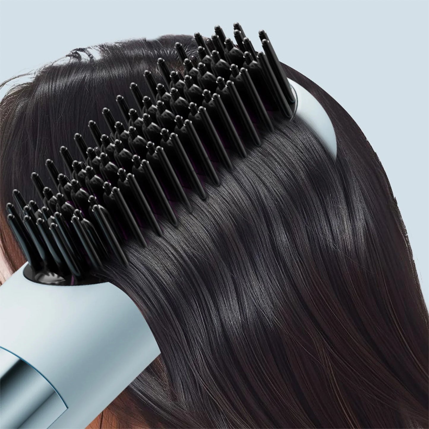 Cordless Hair Straightening Brush - USB Rechargeable