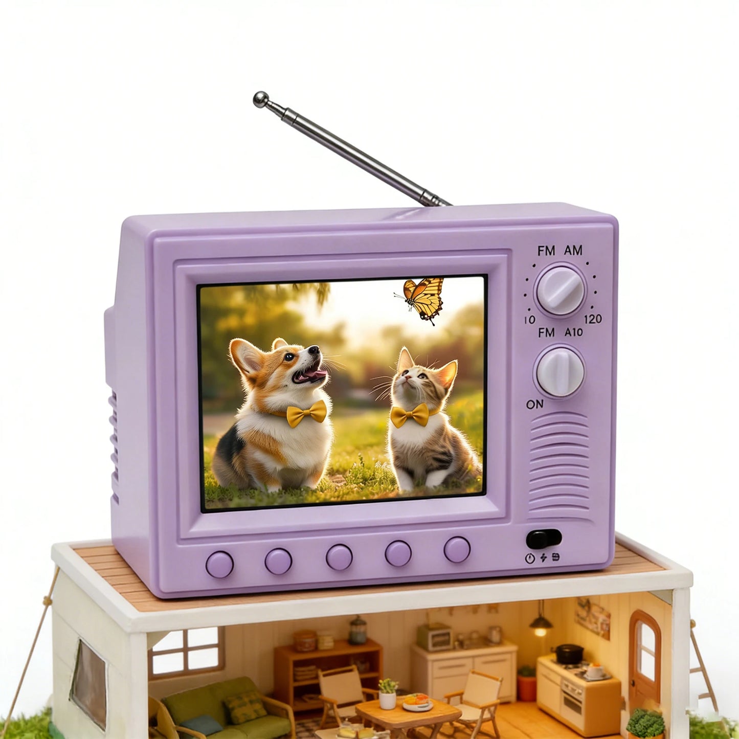Mini Retro HD Tiny TV - 8GB Storage
