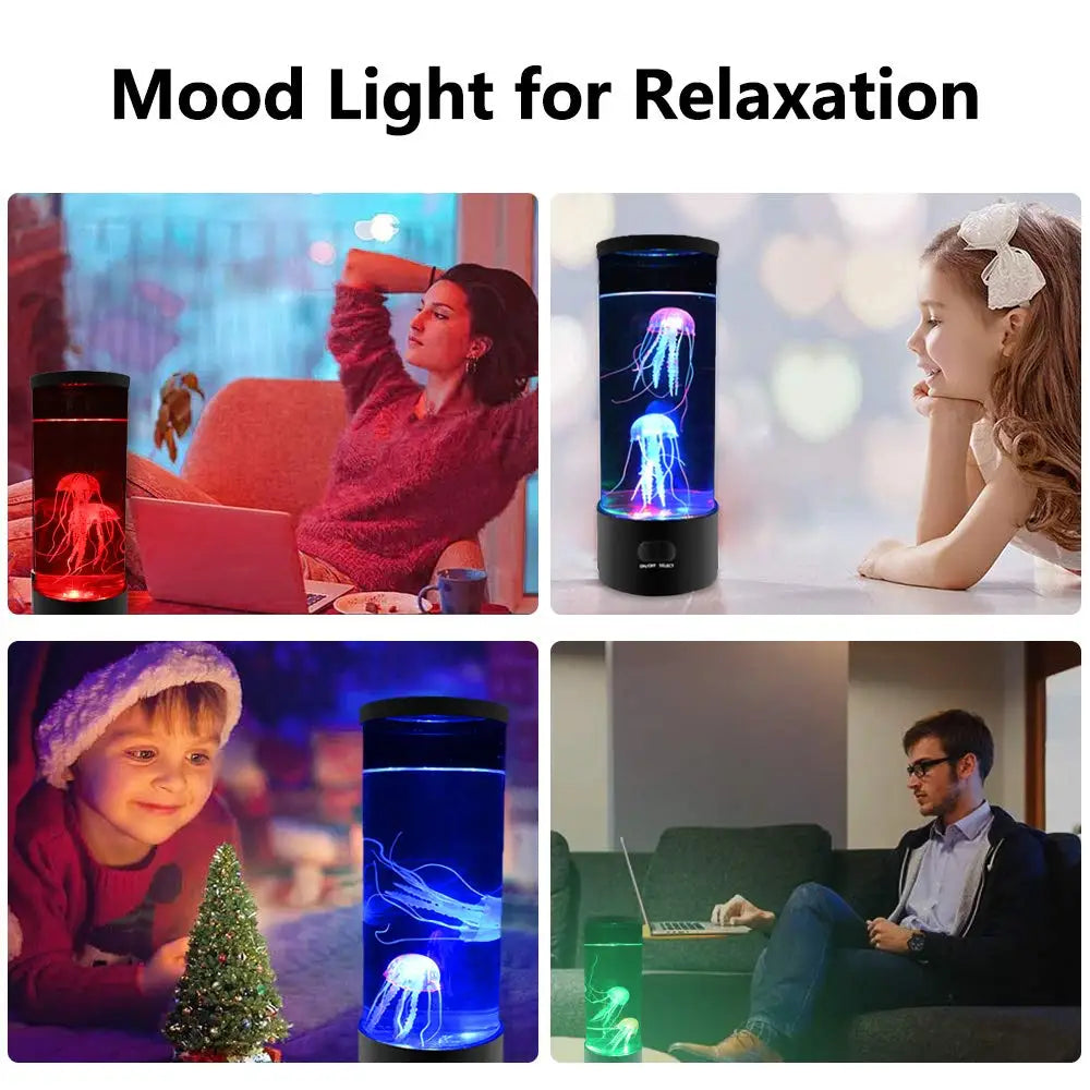 Remote Control Color Changing Jellyfish Lamp