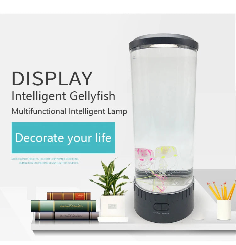 Remote Control Color Changing Jellyfish Lamp