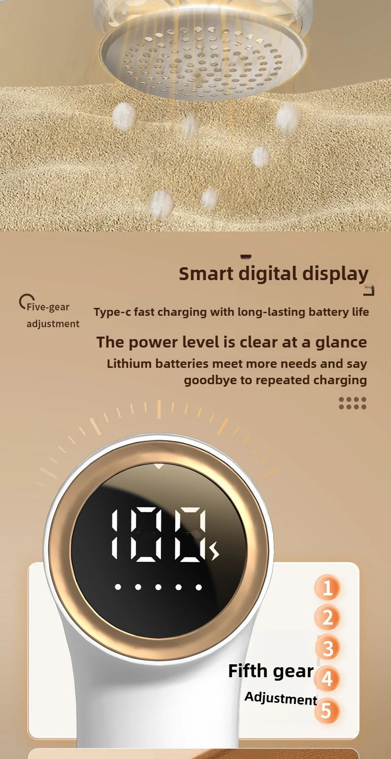 Digital Display Electric Lint Remover