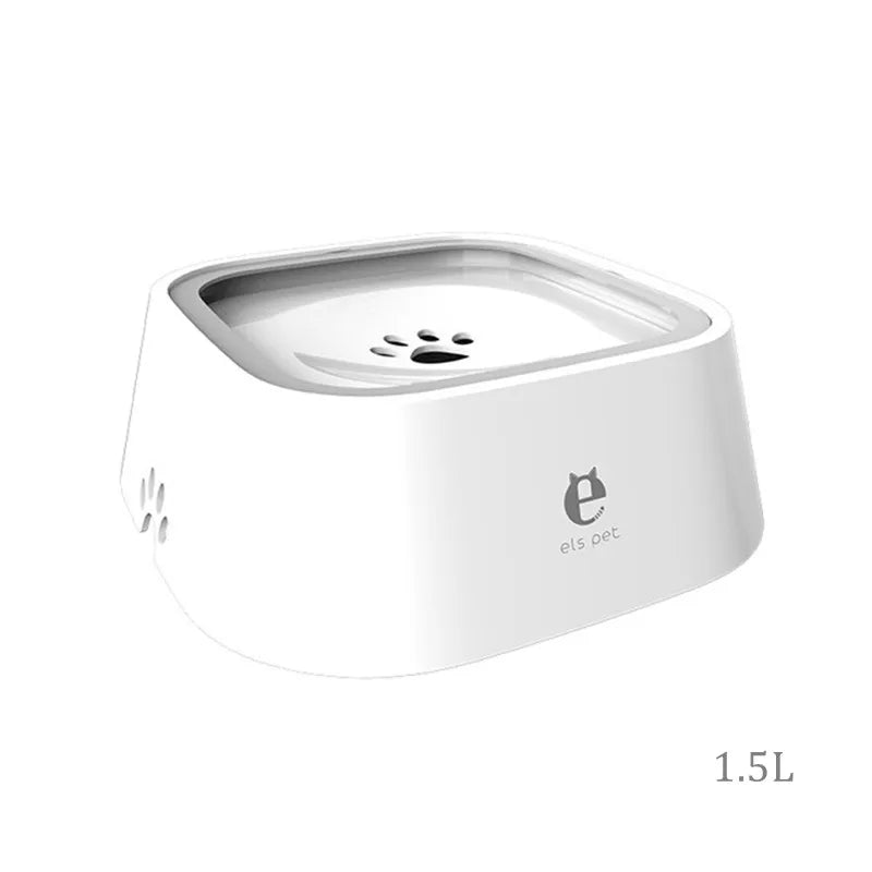 1.5L Pet Floating Non-Wetting Mouth Water Bowl