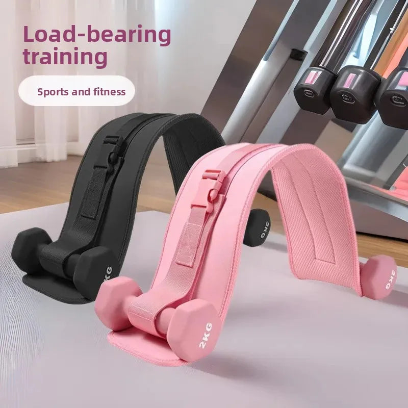 Hip Thrust Belt Pad (Scratch-Free) for Dumbbells & Plates — Home Gym Equipment