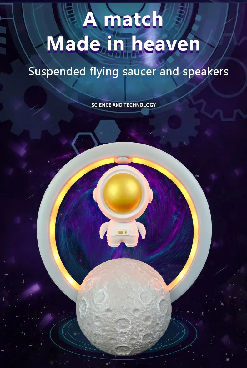 UTHAI Magnetic Levitation Astronaut Bluetooth Speaker