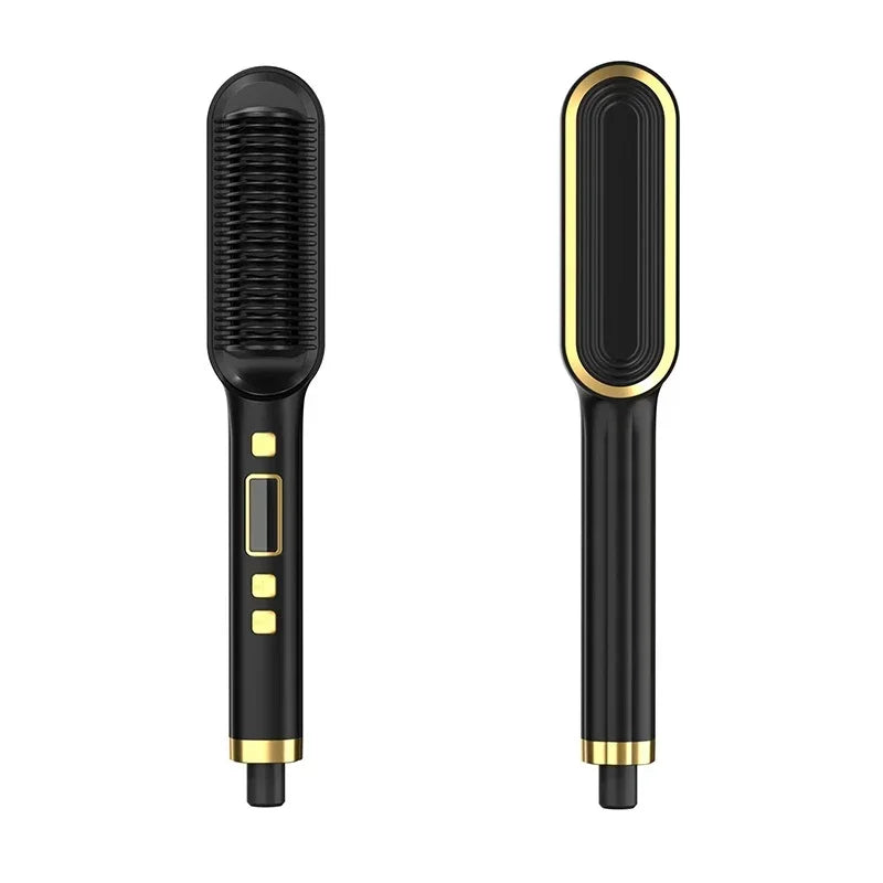 Professional Thermostatic Hair Straightening Brush