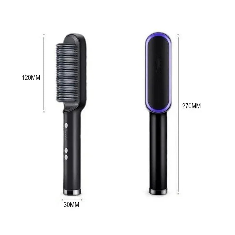 Professional Thermostatic Hair Straightening Brush