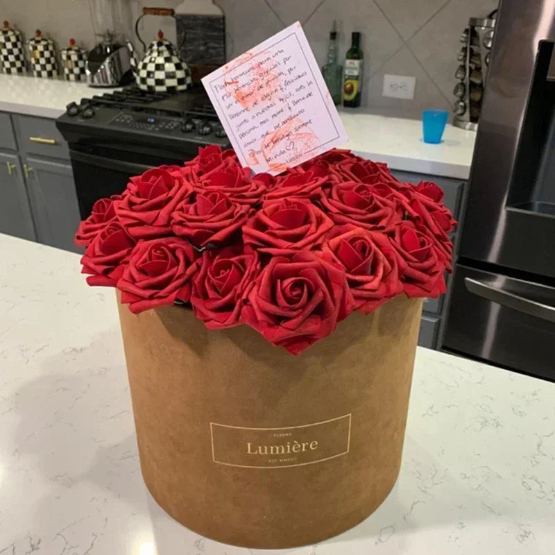 Rose Artificial Foam Flowers (10–100 pcs) — Wedding, Centerpieces & Gifts