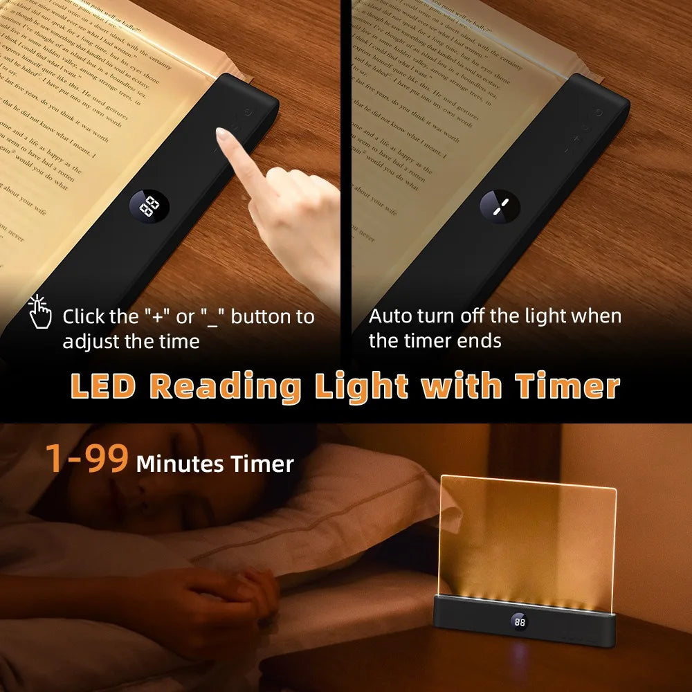 Smart LED Flat Reading Light - Eye-Friendly