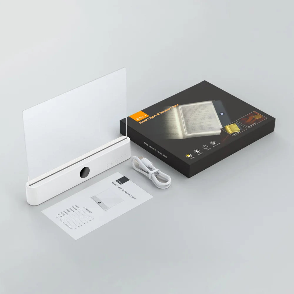 Smart LED Flat Reading Light - Eye-Friendly