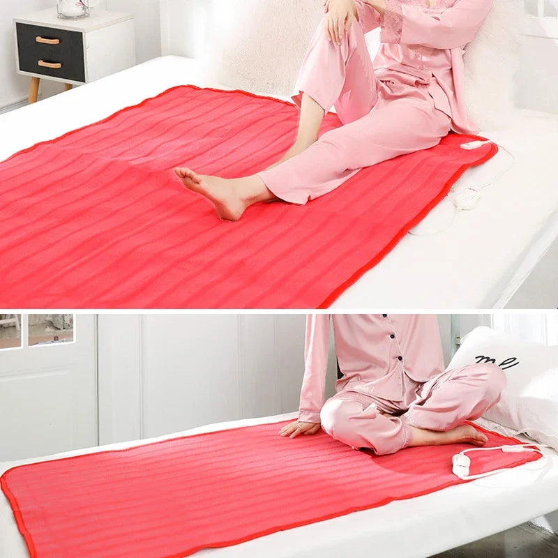 150×70cm / 150×130cm Electric Heating Blanket (220V, Thermostat) — Winter