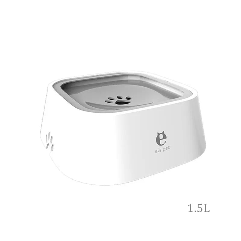 1.5L Pet Floating Non-Wetting Mouth Water Bowl