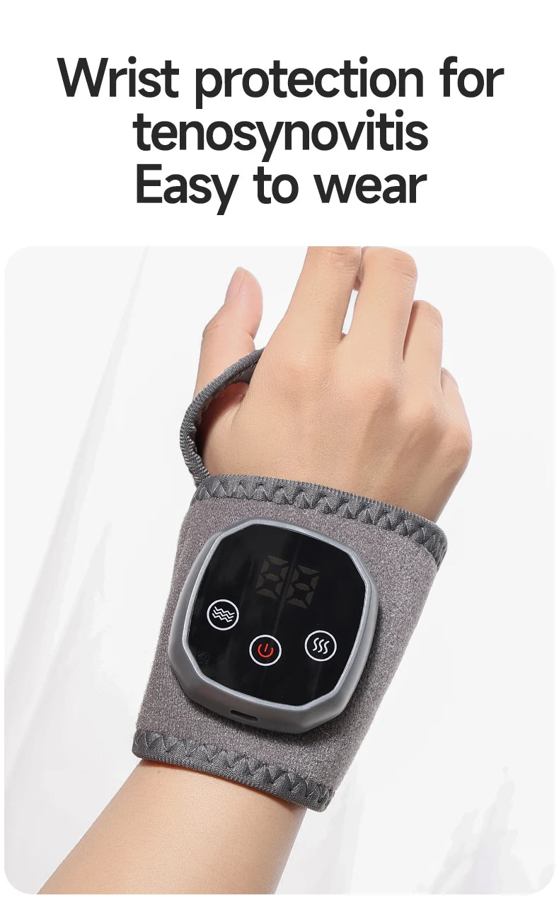 Electric Heat & Vibration Ankle Massager (Heated Wrap/Brace)