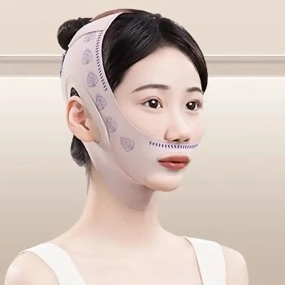 Adjustable Face Sculpting Sleep Mask (Lifting/ Tightening, Breathable)
