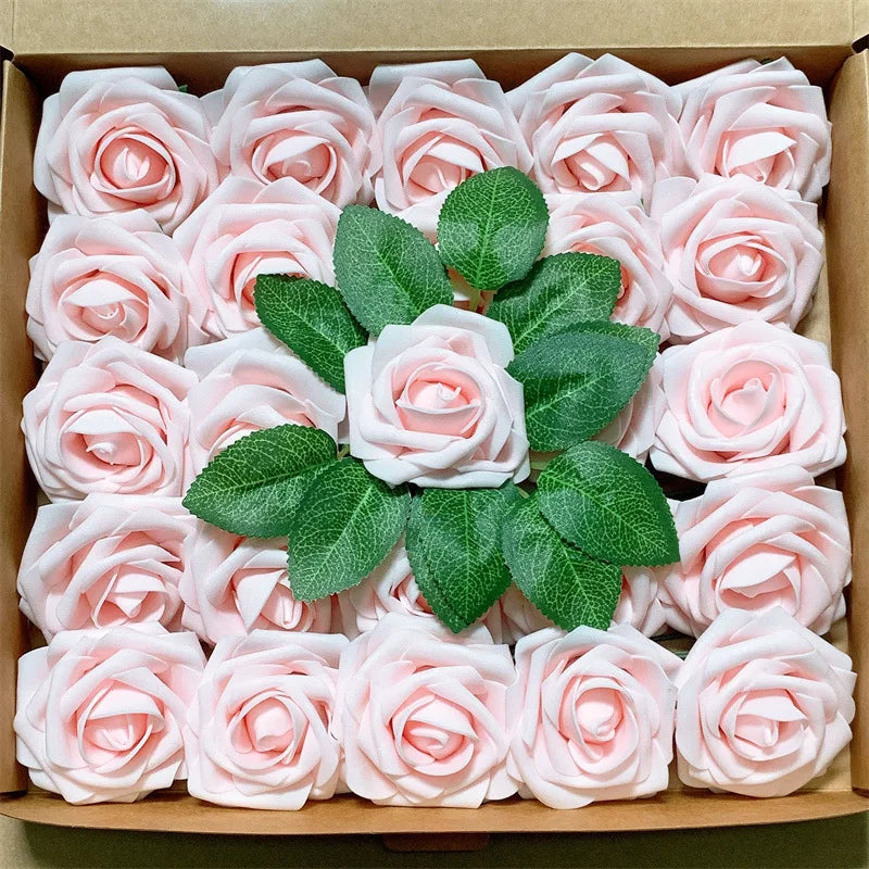 Rose Artificial Foam Flowers (10–100 pcs) — Wedding, Centerpieces & Gifts