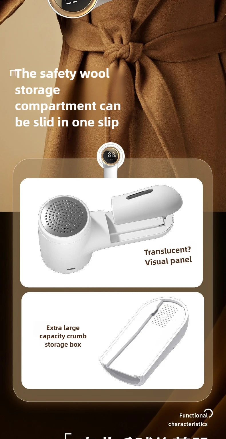 Digital Display Electric Lint Remover
