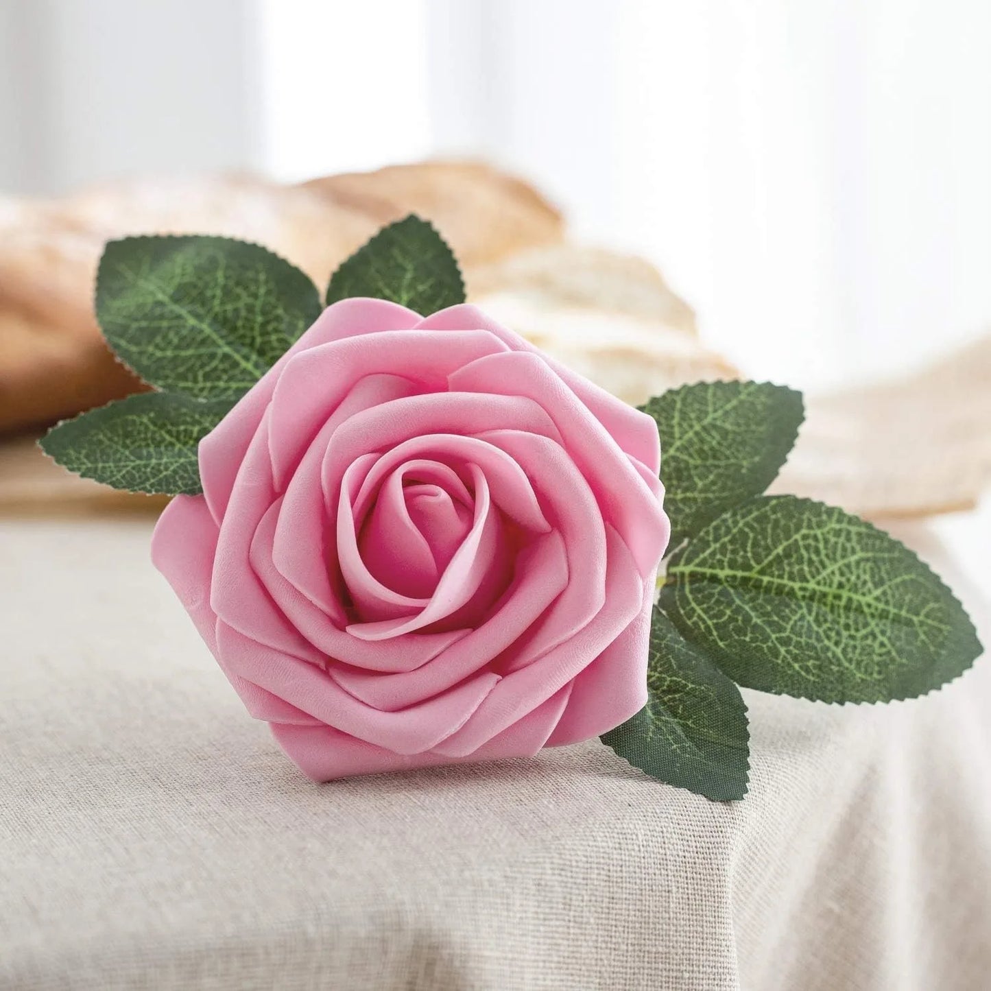 Rose Artificial Foam Flowers (10–100 pcs) — Wedding, Centerpieces & Gifts