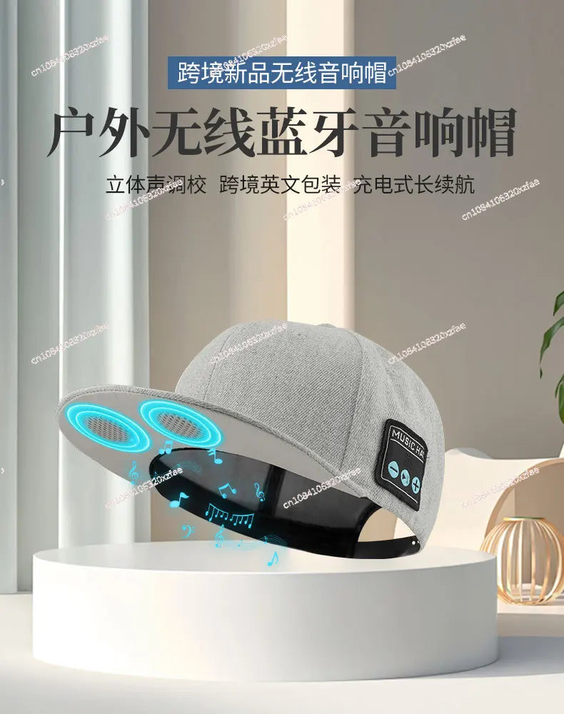 Wireless Bluetooth 5.4 Dual-Speaker Sports Music Hat