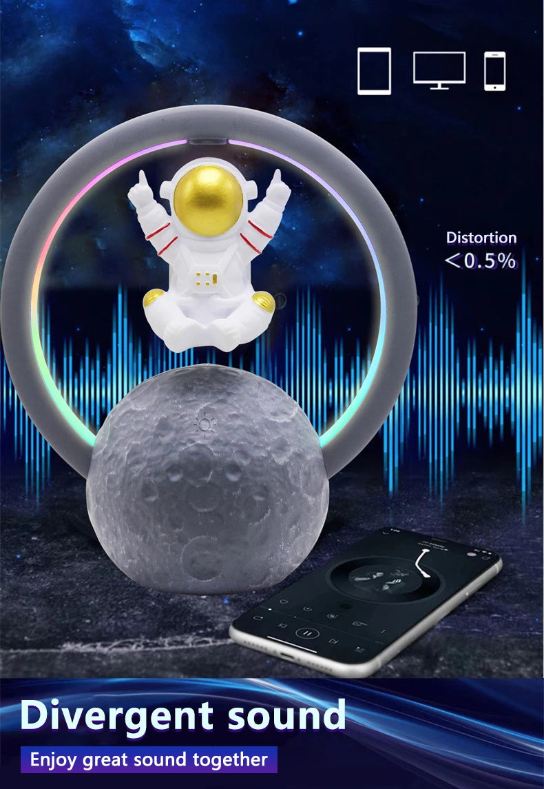 UTHAI Magnetic Levitation Astronaut Bluetooth Speaker