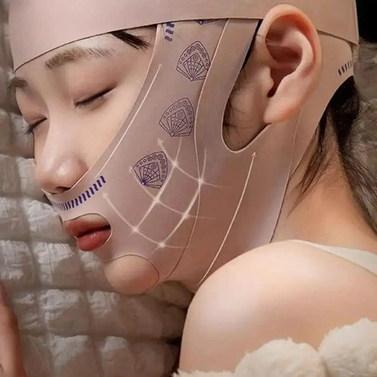 Adjustable Face Sculpting Sleep Mask (Lifting/ Tightening, Breathable)
