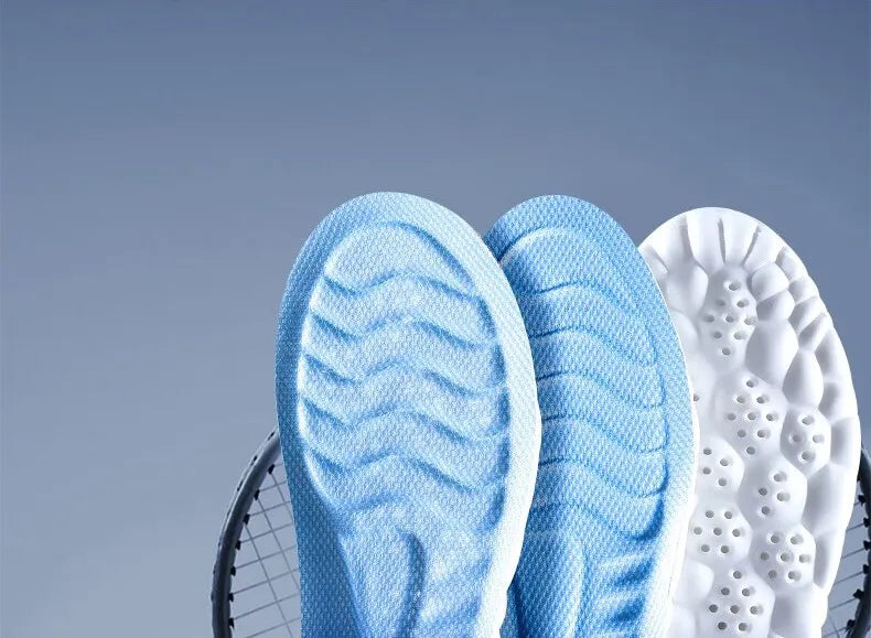 4D Cloud Sports Insoles (PU, Shock Absorbing, Breathable) — Running & Orthopedic Care
