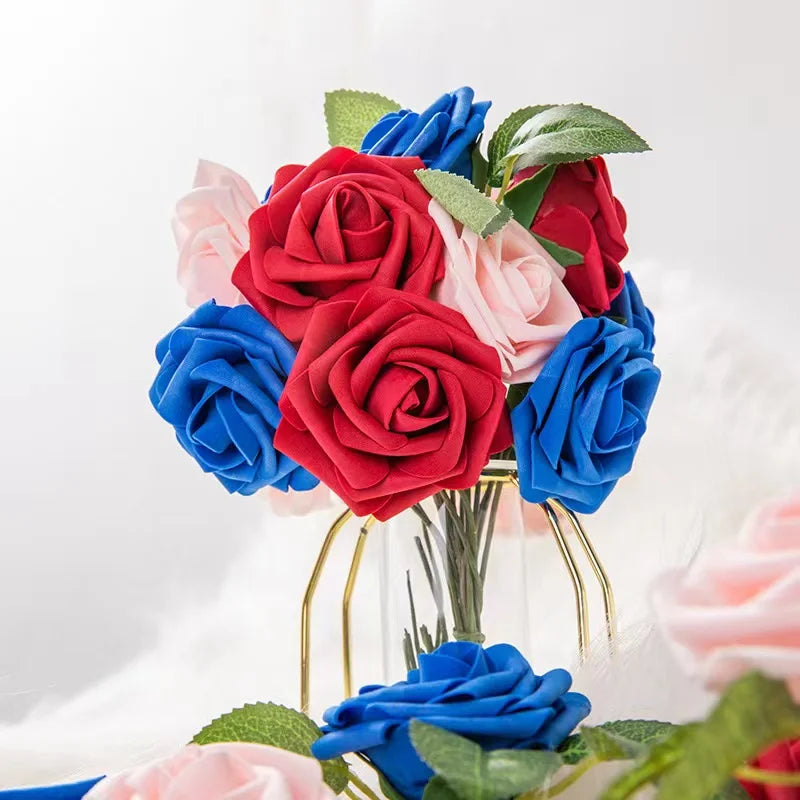 Rose Artificial Foam Flowers (10–100 pcs) — Wedding, Centerpieces & Gifts
