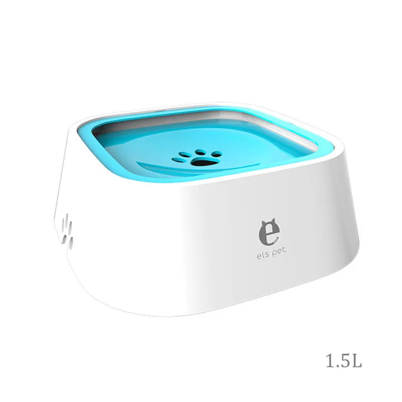 1.5L Pet Floating Non-Wetting Mouth Water Bowl