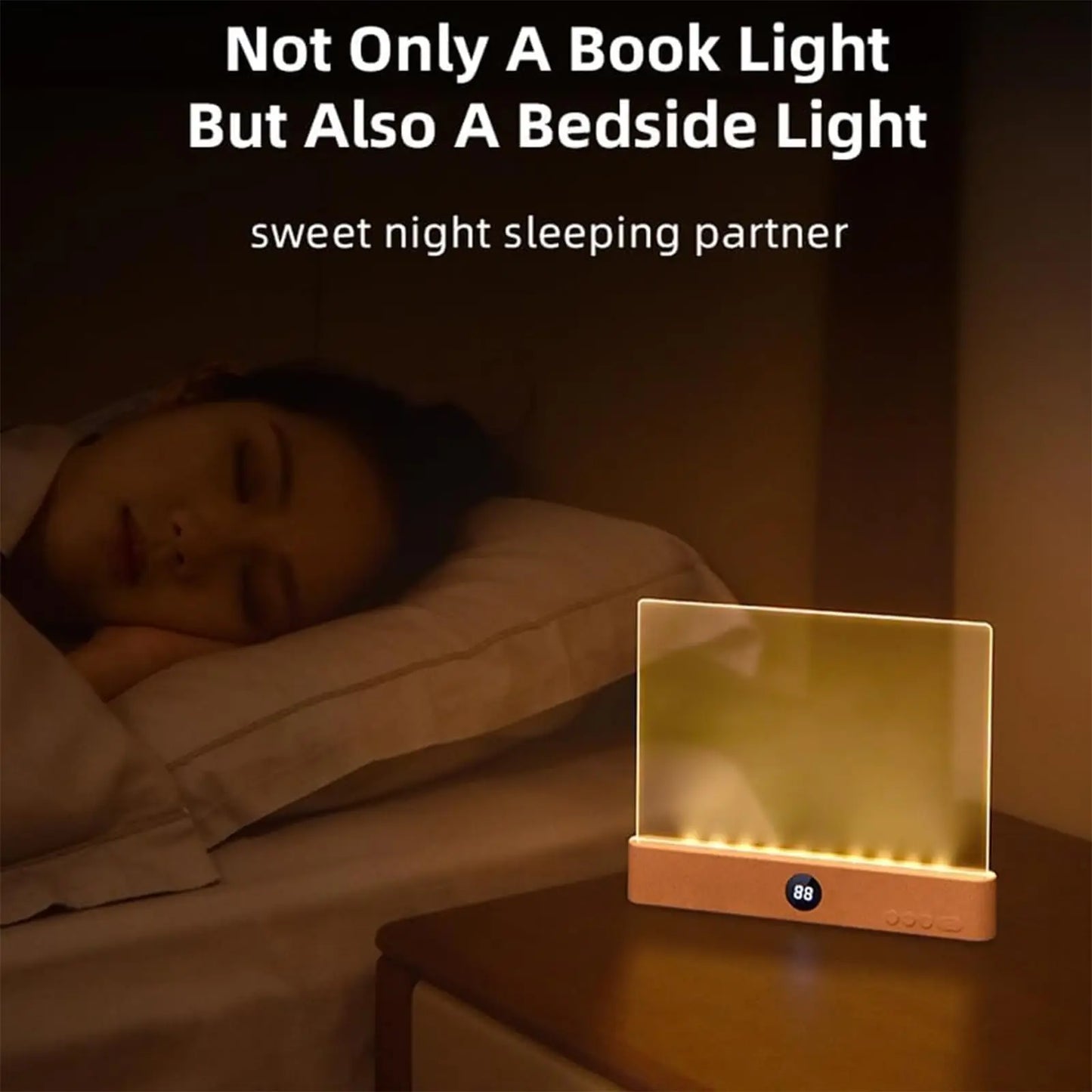 Smart LED Flat Reading Light - Eye-Friendly