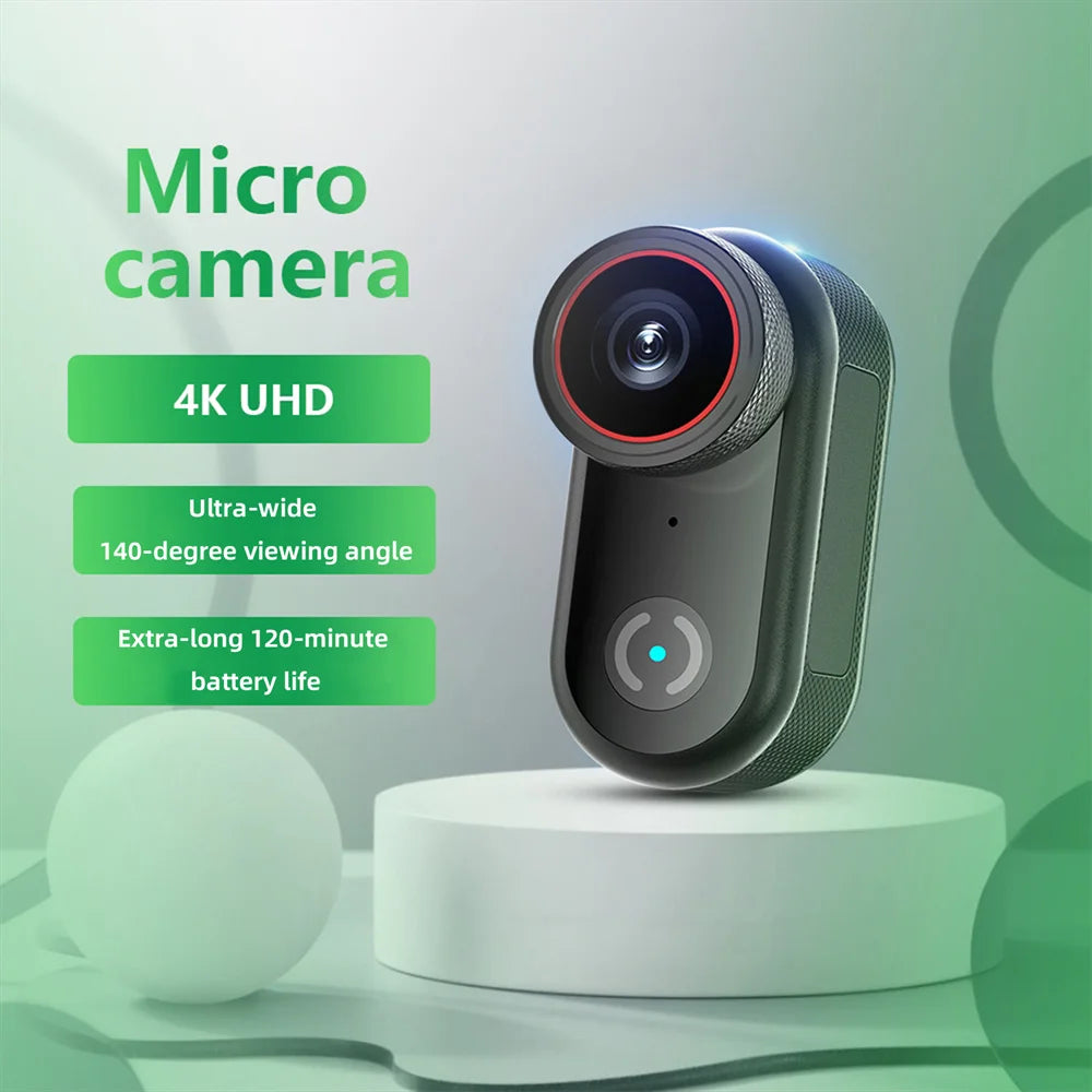 4K Magnetic Thumb Action Camera with Screen
