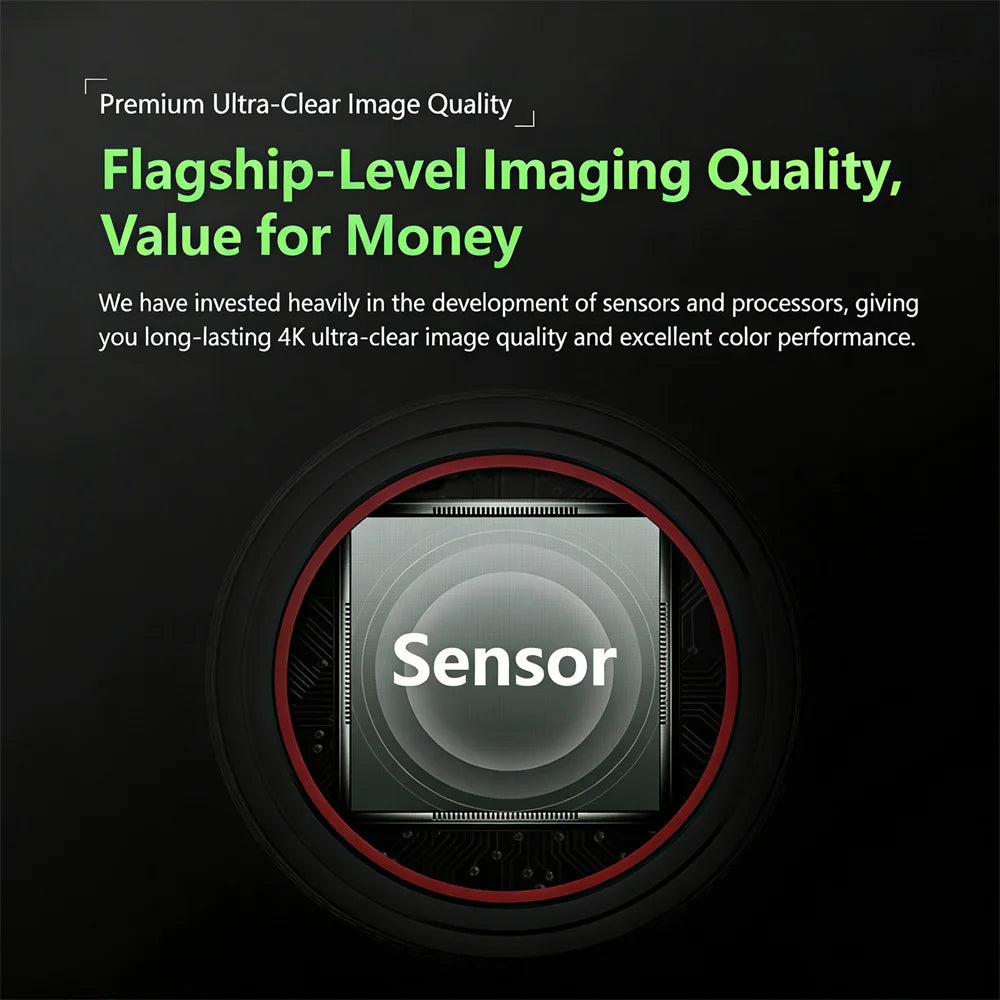 4K Magnetic Thumb Action Camera with Screen