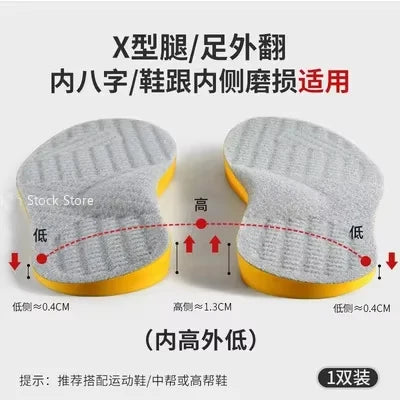Arch Support Orthopedic Insoles (Flat Foot Correction, X/O Valgus) — Women/Men/Children