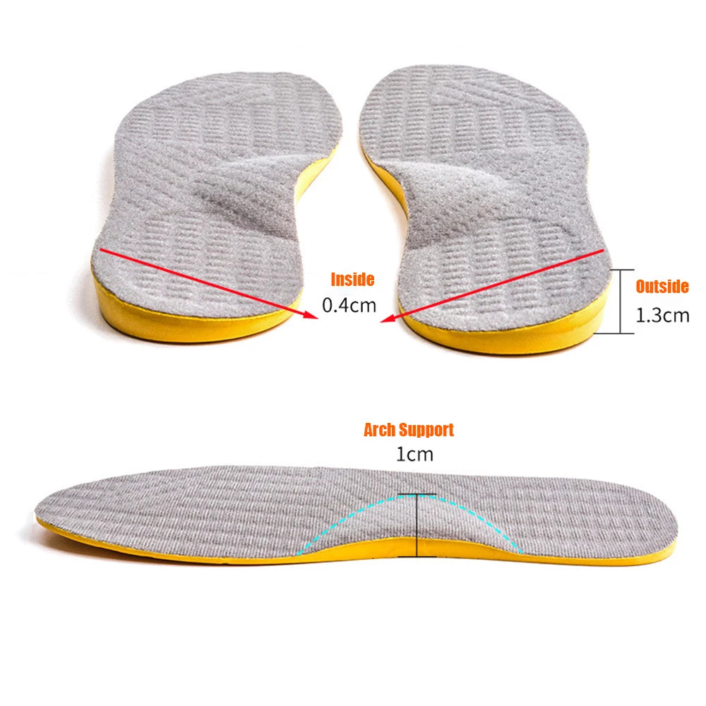 Arch Support Orthopedic Insoles (Flat Foot Correction, X/O Valgus) — Women/Men/Children