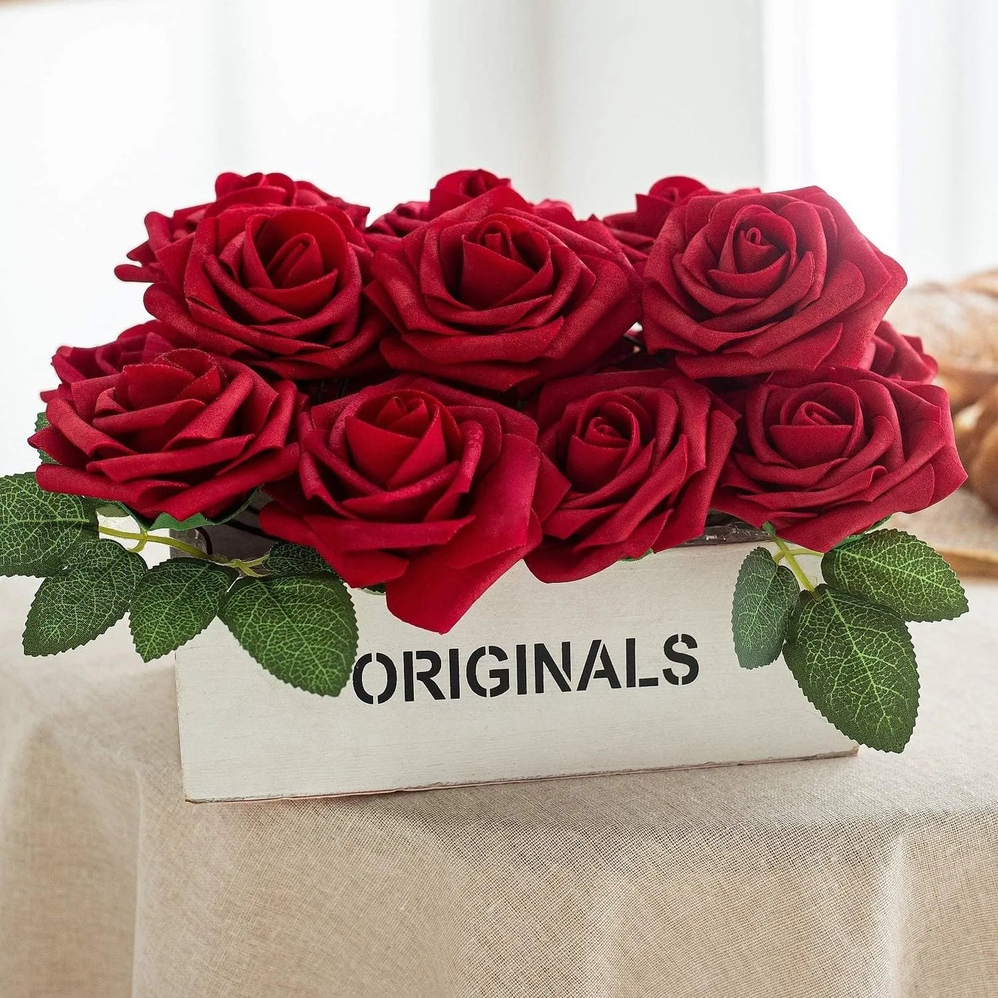Rose Artificial Foam Flowers (10–100 pcs) — Wedding, Centerpieces & Gifts