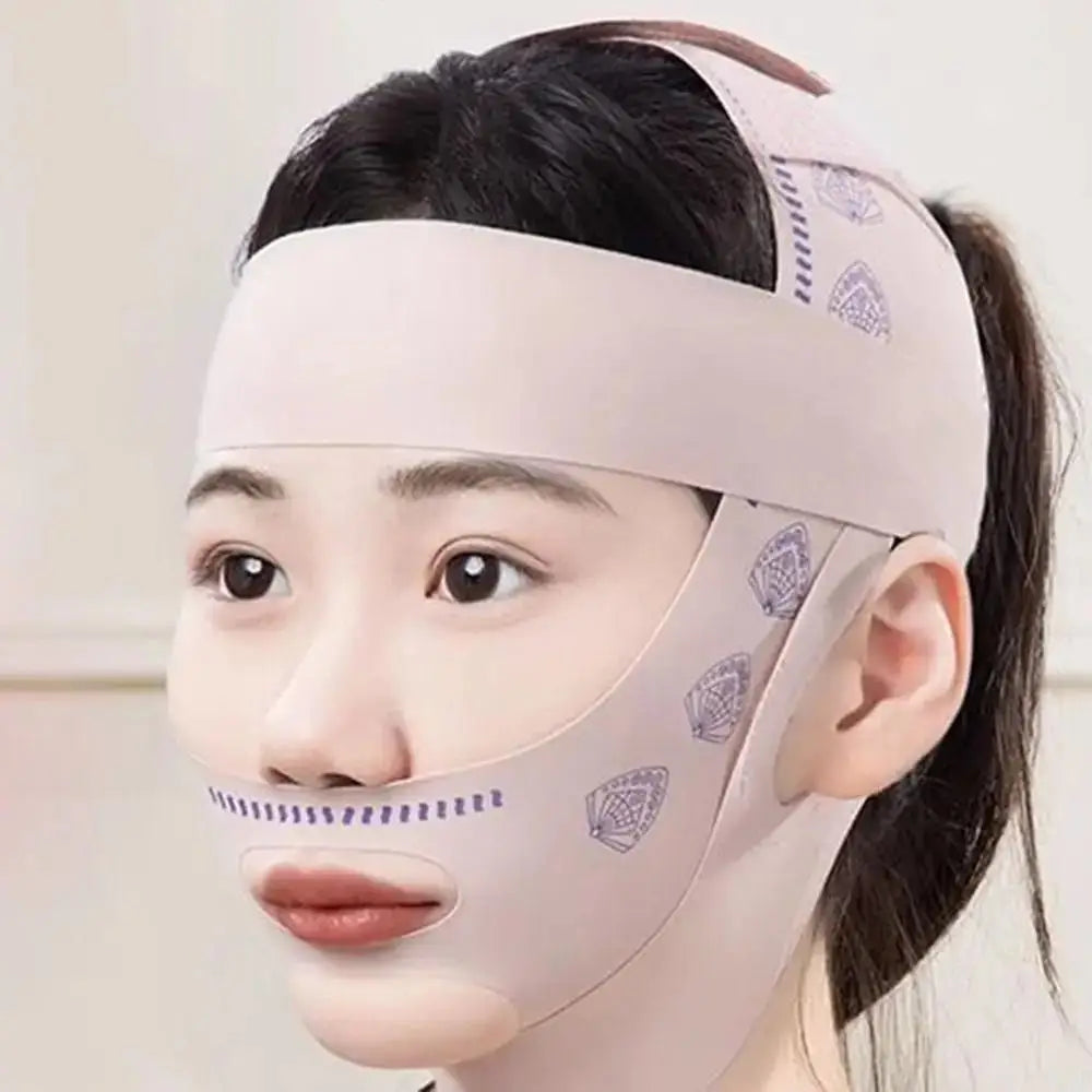 Adjustable Face Sculpting Sleep Mask (Lifting/ Tightening, Breathable)