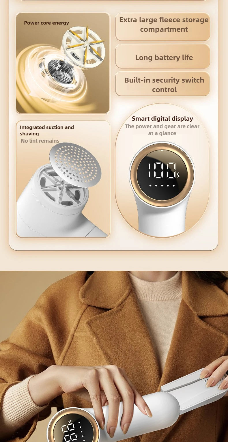 Digital Display Electric Lint Remover