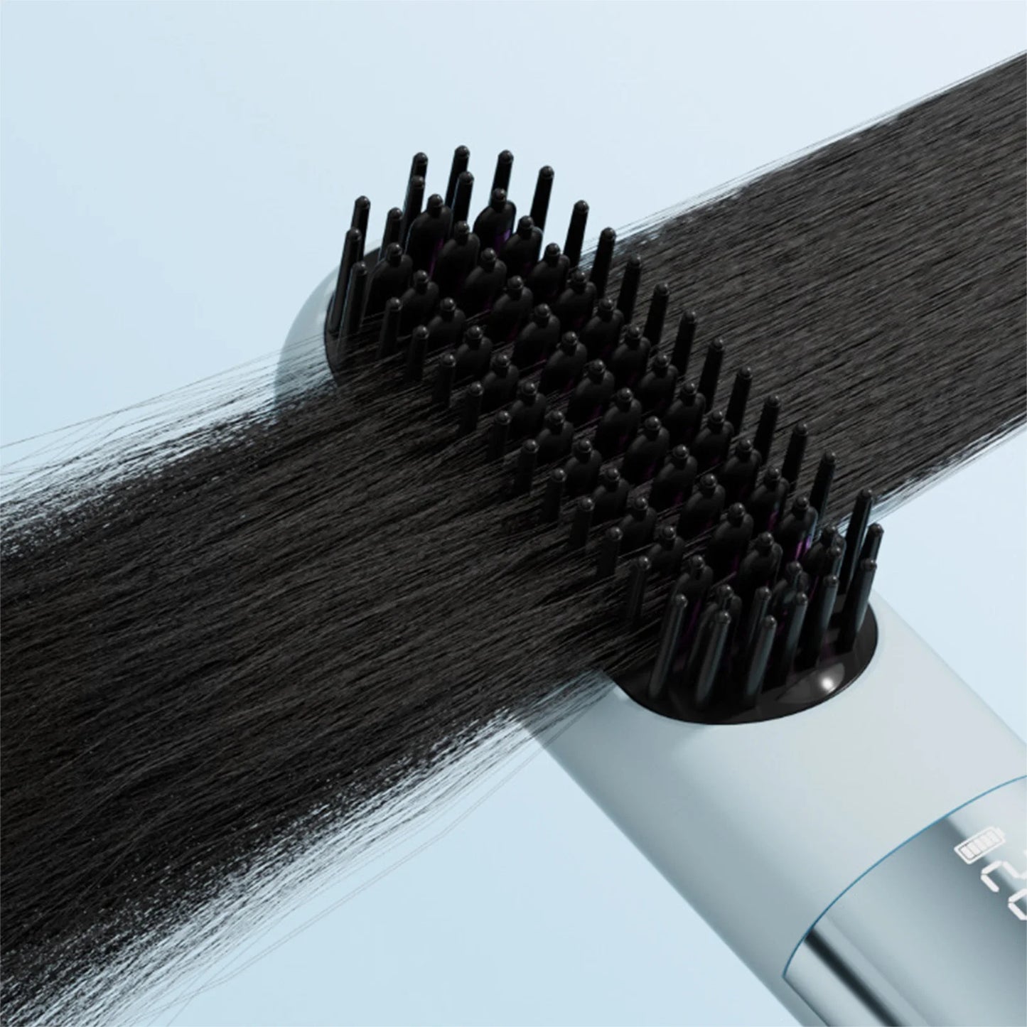 Cordless Hair Straightening Brush - USB Rechargeable