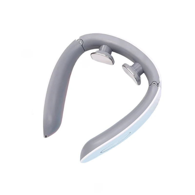 Electric Neck & Shoulder Massager (TENS Pulse + Heating, Hot Compress)