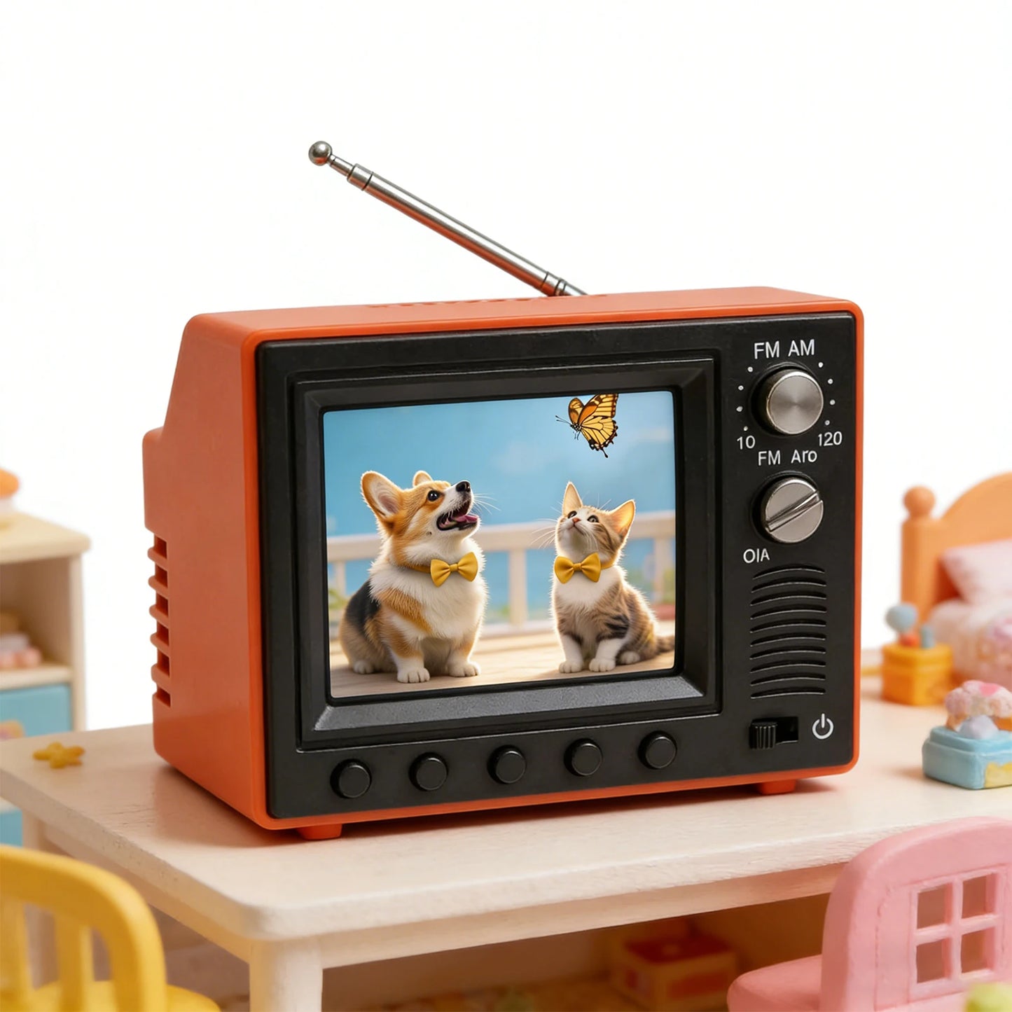 Mini Retro HD Tiny TV - 8GB Storage