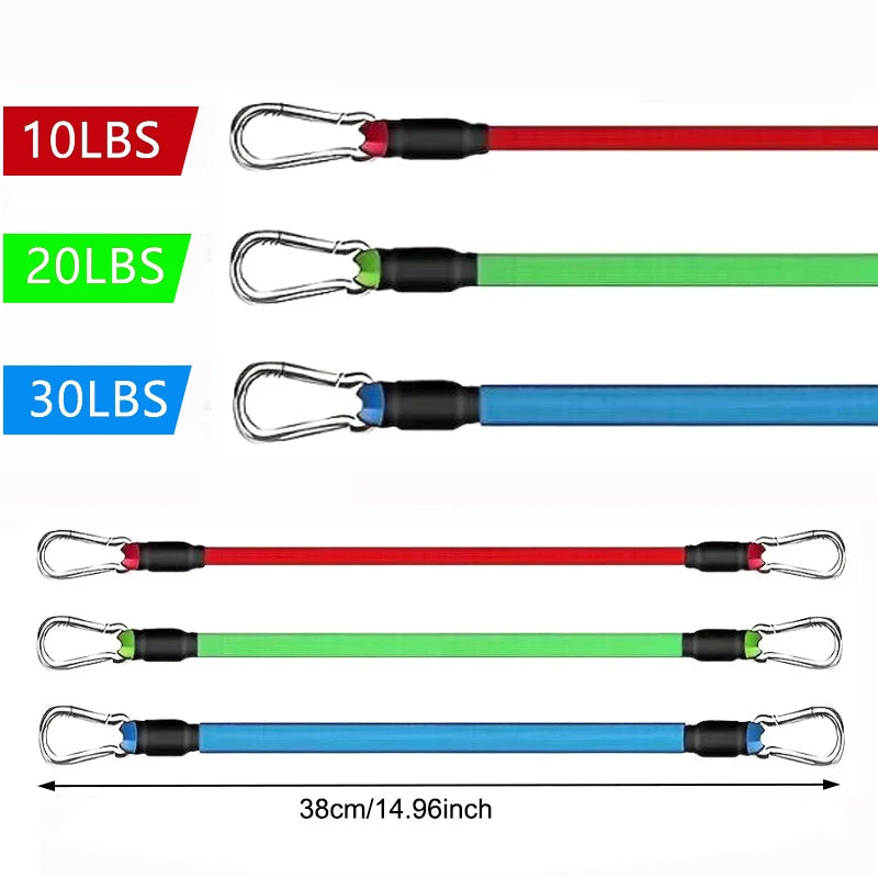 Resistance Band Set (Ankle Straps, Fitness Yoga Elastic Bands for Home Gym)