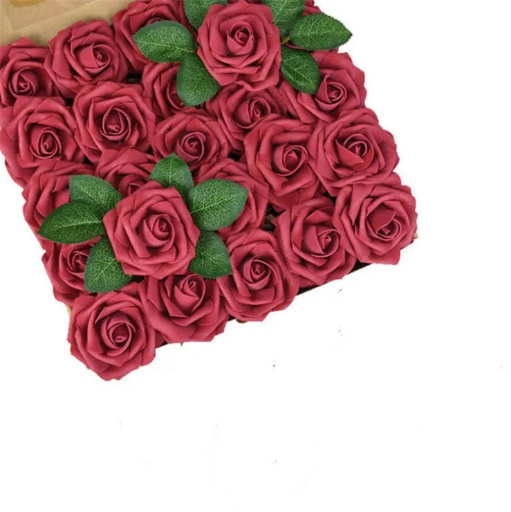 Rose Artificial Foam Flowers (10–100 pcs) — Wedding, Centerpieces & Gifts