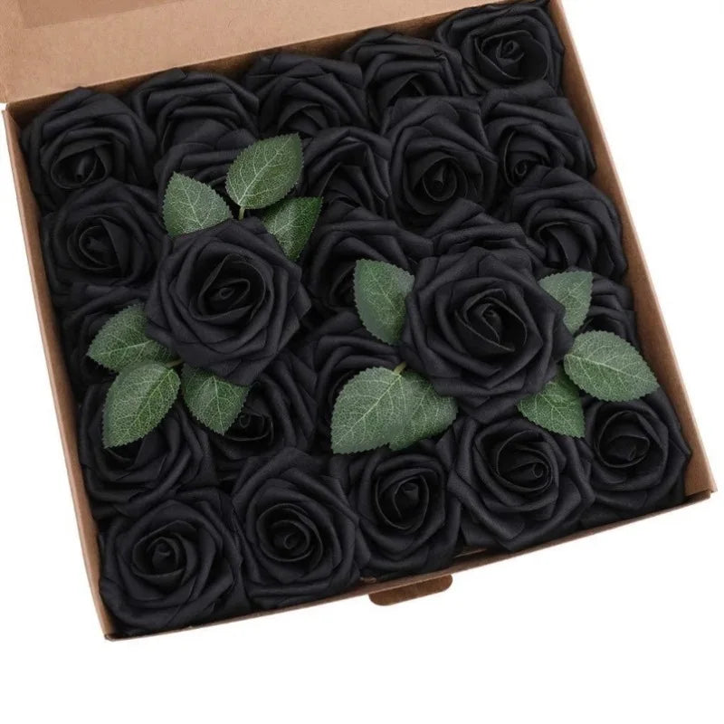 Rose Artificial Foam Flowers (10–100 pcs) — Wedding, Centerpieces & Gifts