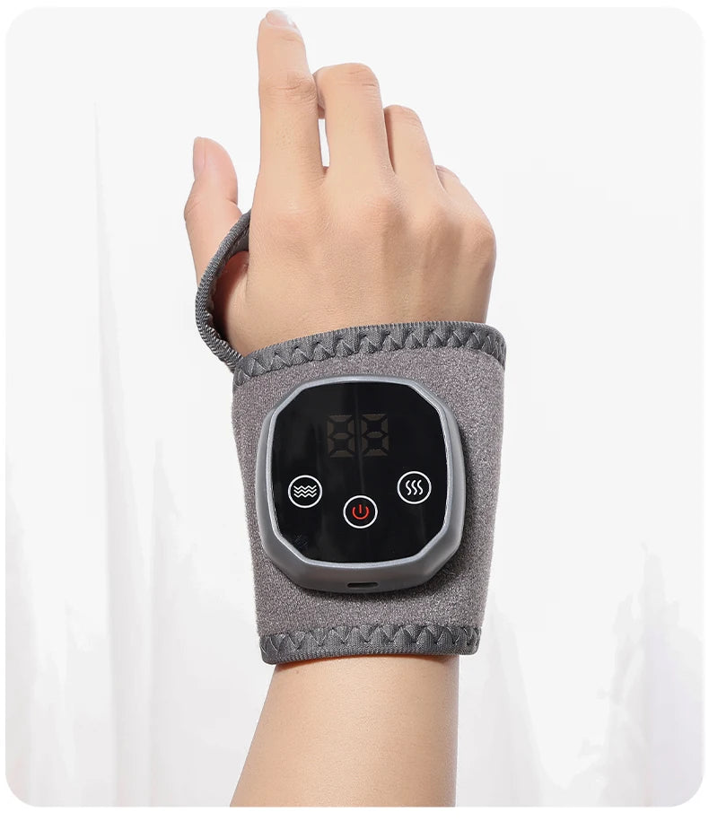Electric Heat & Vibration Ankle Massager (Heated Wrap/Brace)