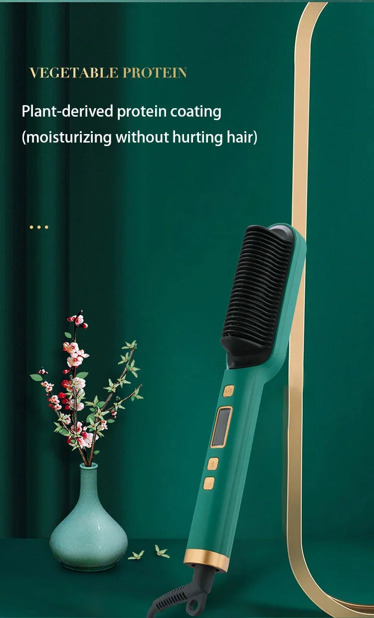 Professional Thermostatic Hair Straightening Brush